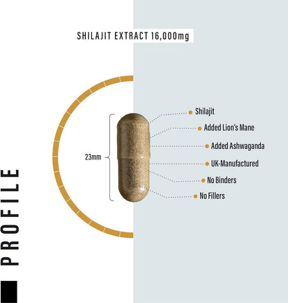 100% Pure Himalayan Shilajit 16000Mg Extremely Potent, Performance Good Result