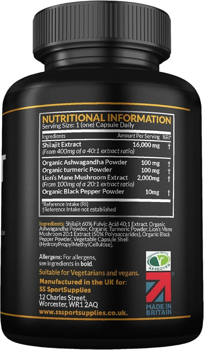 100% Pure Himalayan Shilajit 16000Mg Extremely Potent, Performance Good Result